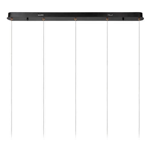 Lucide BERLIANE - Suspension - LED Dim. - 5x4W 2700K - Avec module LED remplaçable - Transparent | Essential - détail 3